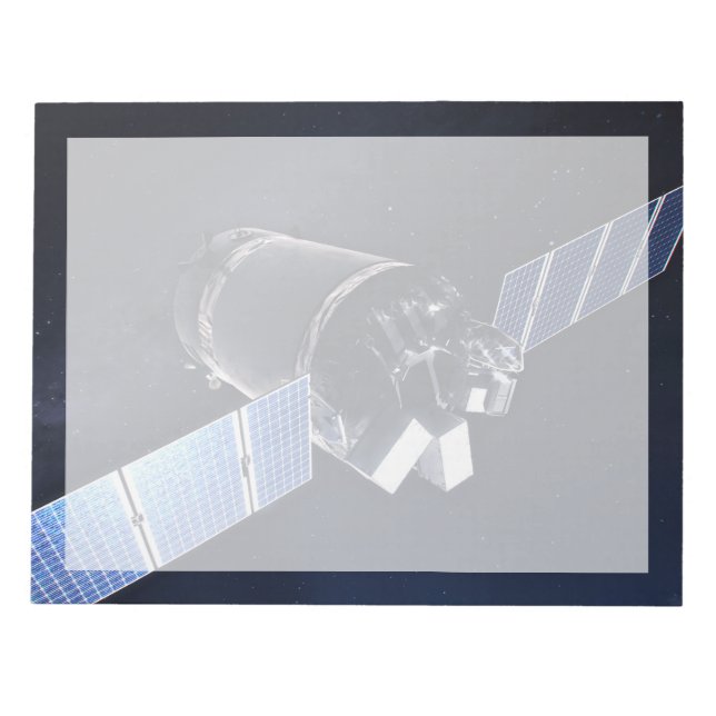 Bloc De Notas Ilustracion De La nave Dragon Xl. (Frente)