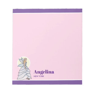 Bloc De Notas Ilustracion de moda de la princesa lechera
