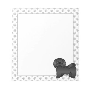 Bloc De Notas Ilustración de perro de dibujos animados Havanés n