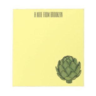 Bloc De Notas Ilustracion de personalizado Artichoke