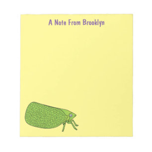 Bloc De Notas Ilustracion de personalizado de insectos de hoja v