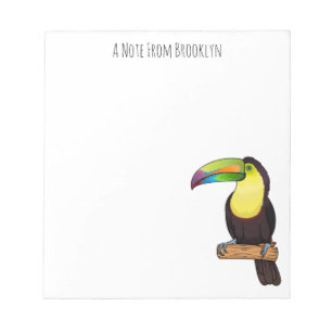 Bloc De Notas Ilustracion de personalizado de pájaros toscanos c