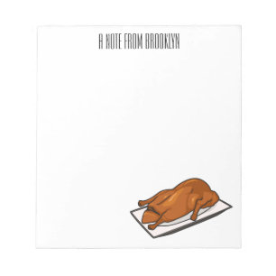 Bloc De Notas Ilustracion de personalizado de pato de Peking