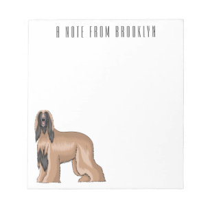 Bloc De Notas Ilustracion de personalizado de perro de perro per
