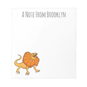 Bloc De Notas ilustracion de personalizado naranja