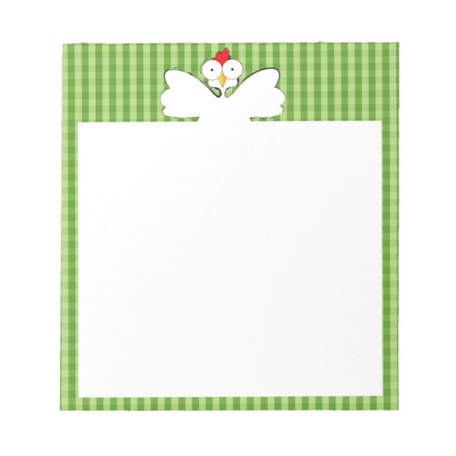 Bloc De Notas Ilustracion de pollo (Frente)