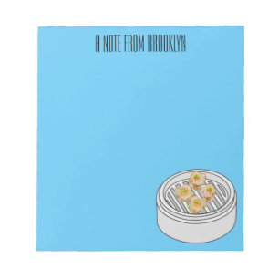 Bloc De Notas Ilustracion de Shumai dim sum personalizado