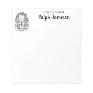 Bloc De Notas Ilustracion de Tutankhamun