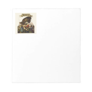 Bloc De Notas Ilustración de Wyeth de la vida de pirata vintage