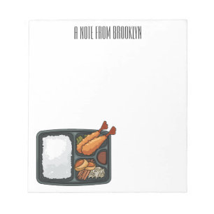 Bloc De Notas Ilustracion personalizado Bento