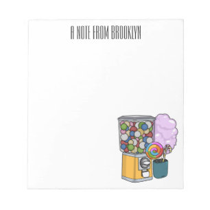 Bloc De Notas Ilustracion personalizado Candy