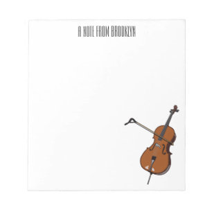 Bloc De Notas Ilustracion personalizado Cello