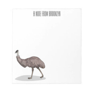 Bloc De Notas Ilustracion personalizado de aves de la Uem
