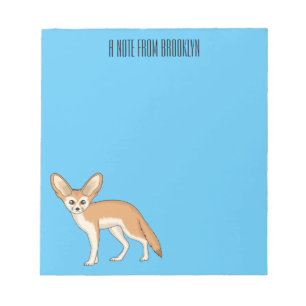 Bloc De Notas Ilustracion personalizado de Fennec fox