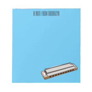 Bloc De Notas Ilustracion personalizado de Harmonica