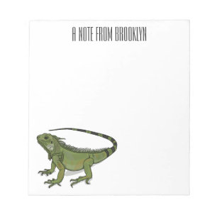 Bloc De Notas Ilustracion personalizado de Iguana