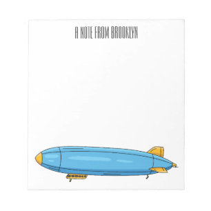 Bloc De Notas Ilustracion personalizado de la aeronave