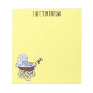 Bloc De Notas Ilustracion personalizado de Stroller