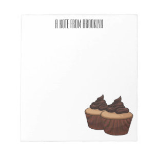 Bloc De Notas Ilustracion personalizado de tarta