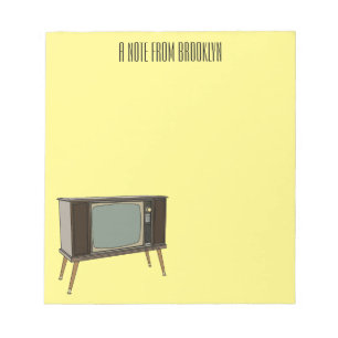 Bloc De Notas Ilustracion personalizado de televisión