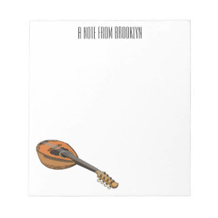 Bloc De Notas Ilustracion personalizado Mandolin