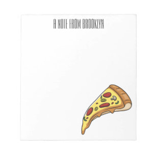 Bloc De Notas Ilustracion personalizado Pizza
