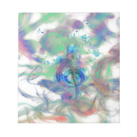 Imagen de efectos de humo de notas de música color