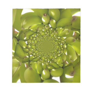 Bloc De Notas Imagen/gráfico de arte verde caleidoscopio bananer