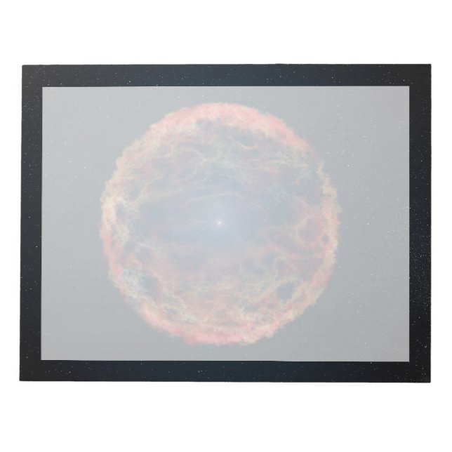 Bloc De Notas Impresión artística de Supernova 1993j. (Frente)