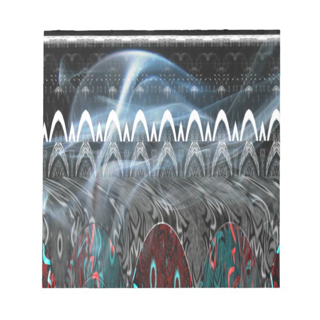 Bloc De Notas Impresión de arte abstracto asombroso (Frente)