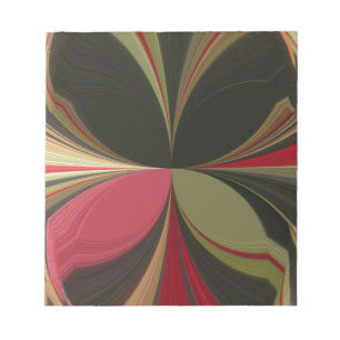 Bloc De Notas Impresión de arte Edgy Earth Kaleidoscope