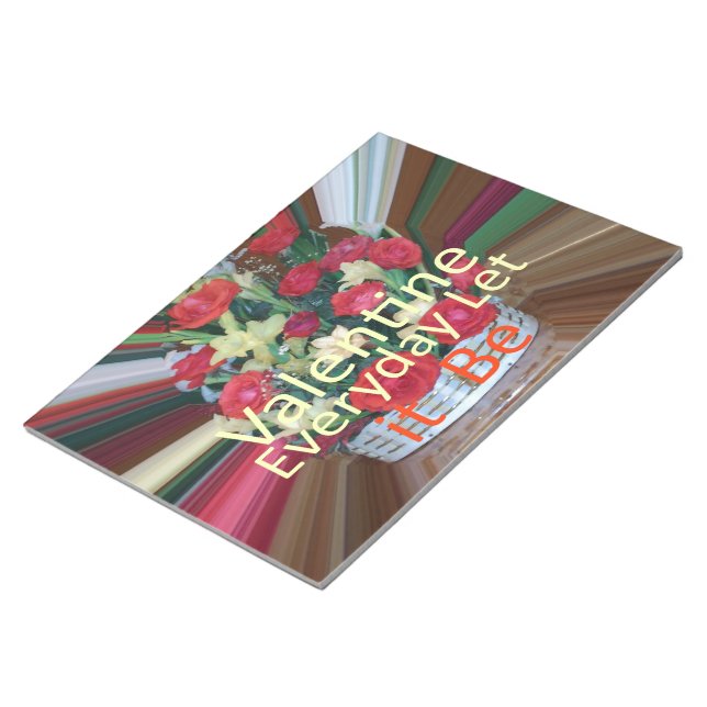 Bloc De Notas Impresión de arte el día de San Valentín (Lado Derecho)