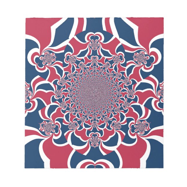 Bloc De Notas Impresión de arte en Kaleidoscope (Frente)