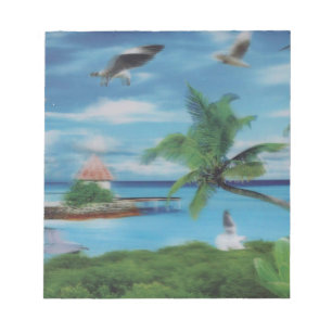 Bloc De Notas Impresión de escenas de playa tropical