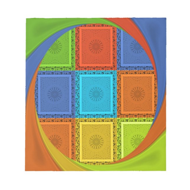 Bloc De Notas Impresión de imágenes en blanco y negro (Frente)