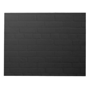 Bloc De Notas Impresión de pared de ladrillo negro