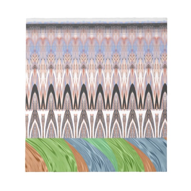 Bloc De Notas Impresión de patrones abstractos increíbles (Frente)