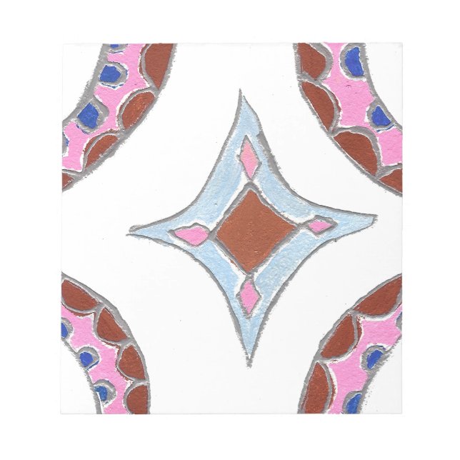 Bloc De Notas Impresión de pintura de aceite de Mandala (Frente)