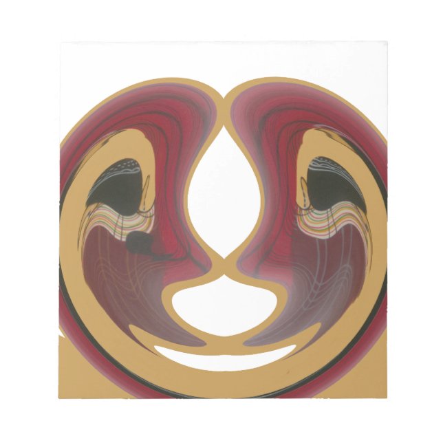 Bloc De Notas Impresión del arte tribal de masái (Frente)