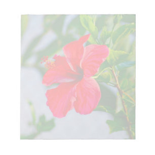 Bloc De Notas Impresión floral tropical del hibisco