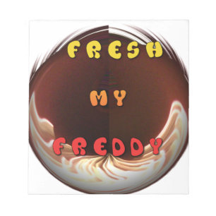 Bloc De Notas Impresión fresca de mi Freddy Art