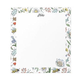 Bloc De Notas In the Garden Notepad