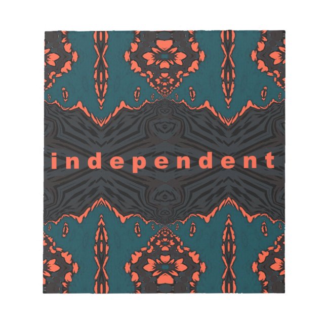 Bloc De Notas Independiente y orgulloso (Frente)