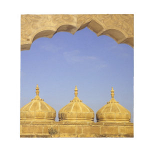 Bloc De Notas India, Rajasthan, Jaisalmer. Cúpulas de arenisca