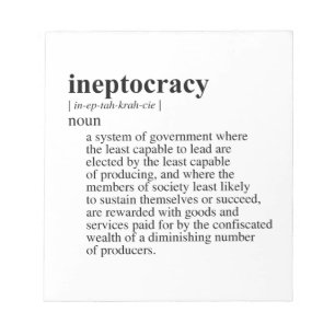BLOC DE NOTAS INEPTOCRACY