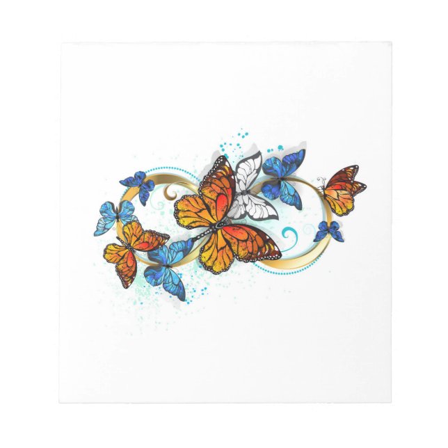 Bloc De Notas Infinidad de mariposas monarca (Frente)