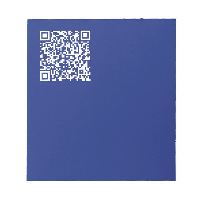Bloc De Notas Ingrese URL Código QR generado instantáneamente |  (Frente)