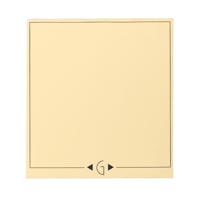 Bloc de notas inicial (Frente)