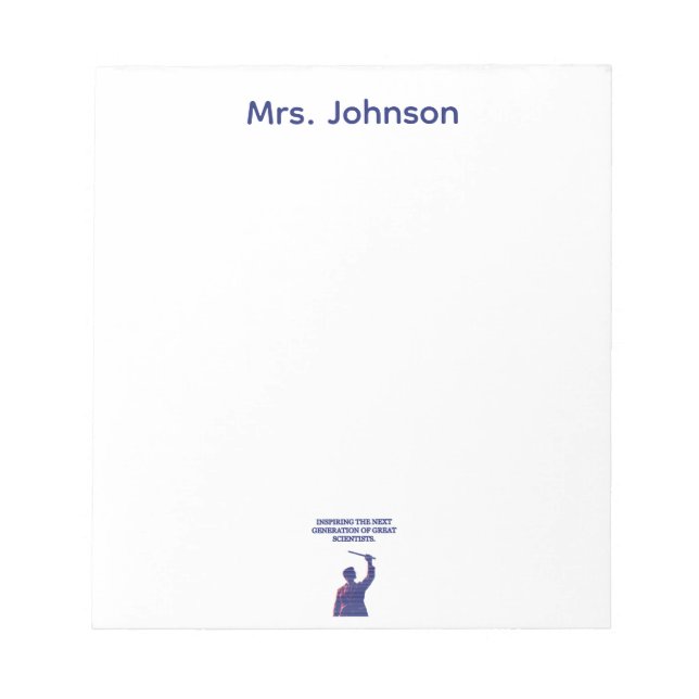 Bloc De Notas Inspiring Next Generation Great Scientists Design (Frente)
