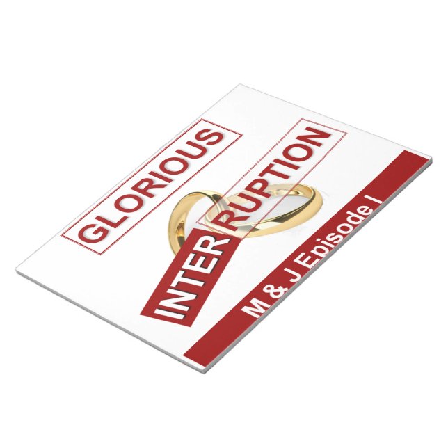 Bloc De Notas Interrupción Gloriosa: Un comienzo dorado (Lado Derecho)